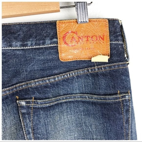 Canton Overalls Japanese Selvedge Denim Jeans Regular Fit 32x30