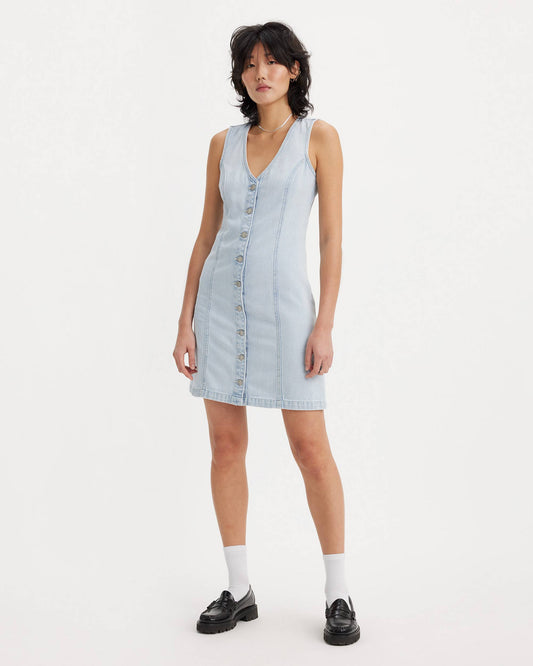 Levi's Thora Denim Mini Button Down Dress