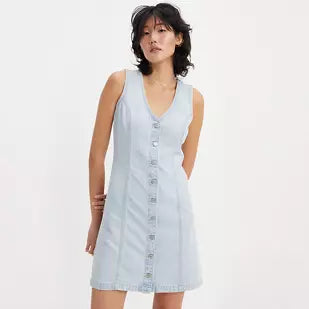 Levi's Thora Denim Mini Button Down Dress