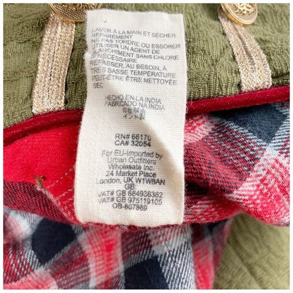 Free People the Lauren Band Jacket in Moss Green Size Medium