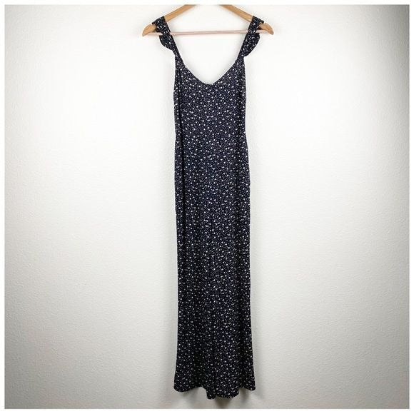 Saltwater Luxe Black Floral Jumpsuit Size XS