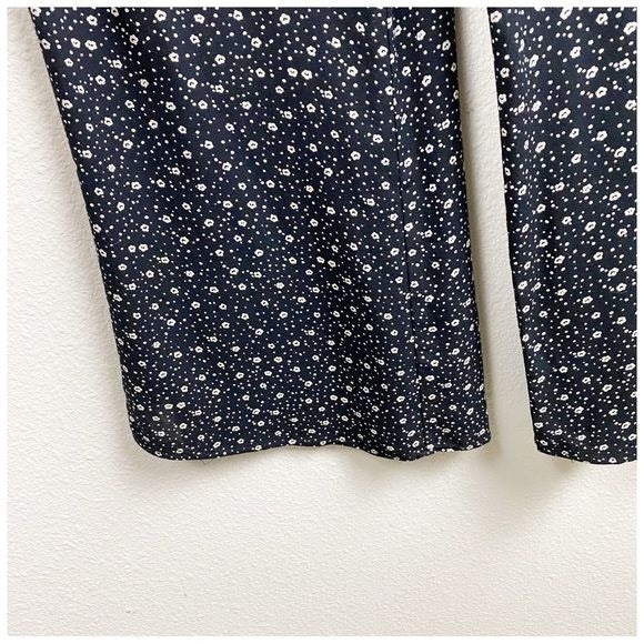 Saltwater Luxe Black Floral Jumpsuit Size XS