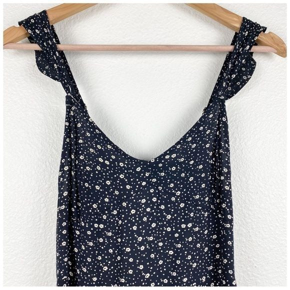 Saltwater Luxe Black Floral Jumpsuit Size XS