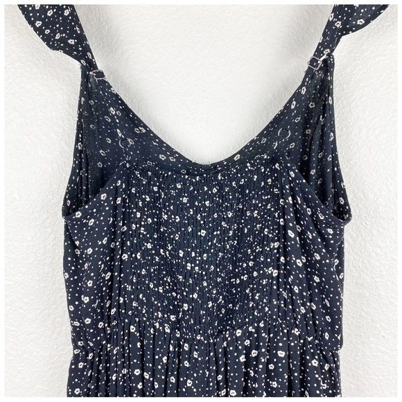 Saltwater Luxe Black Floral Jumpsuit Size XS