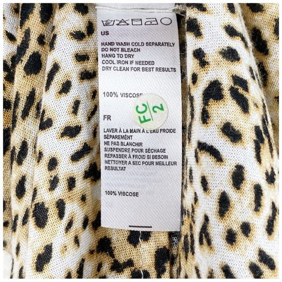 NWT Amuse Society Feline Woven Top Size XS