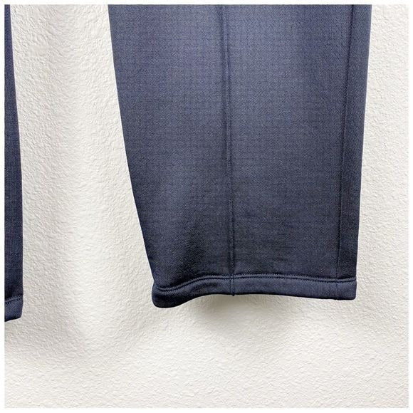 Vince Navy Drawstring Pintuck Track Pants in Coastal Blue Size Large