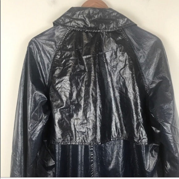 Free People Trinity High Shine Rain Coat Size XS
