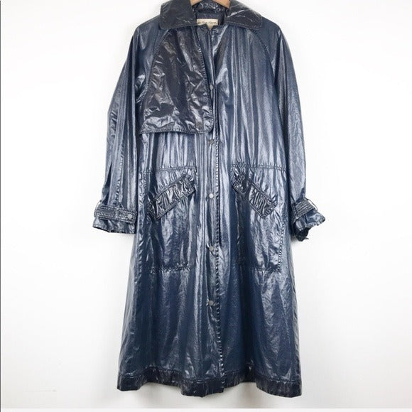 Free People Trinity High Shine Rain Coat Size XS