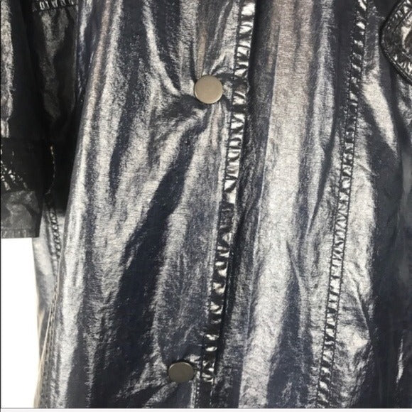 Free People Trinity High Shine Rain Coat Size XS