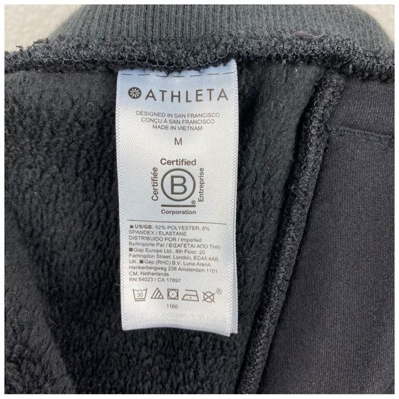 Athleta Cozy Karma Recover Jogger in Black Size Medium