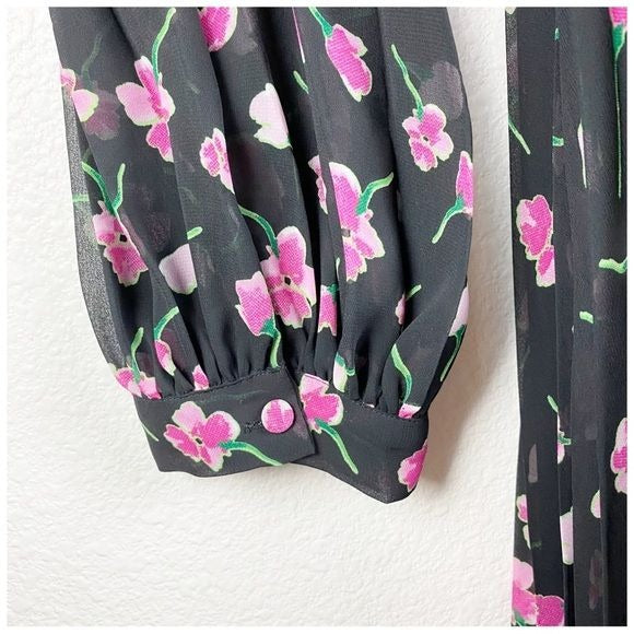 Asos NWT Maternity Square Neck Pleated Midi Dress in Floral Print Size 16