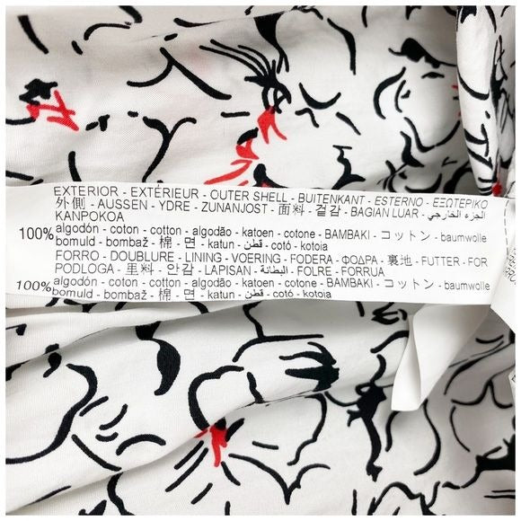 Zara White Floral Bow Tie Maxi Dress Size XS