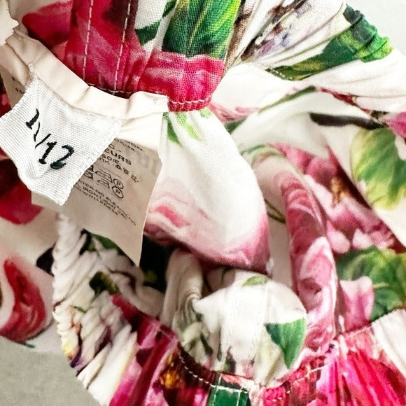 Dolce & Gabbana Girl’s Colorful Floral Short PJ Set - 11/12