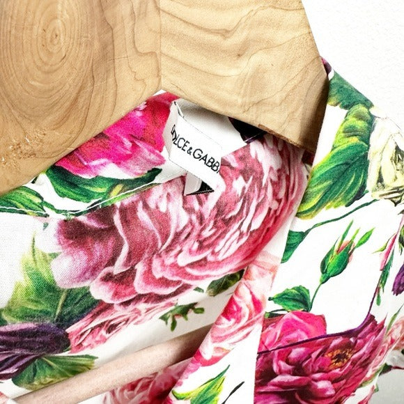 Dolce & Gabbana Girl’s Colorful Floral Short PJ Set - 11/12