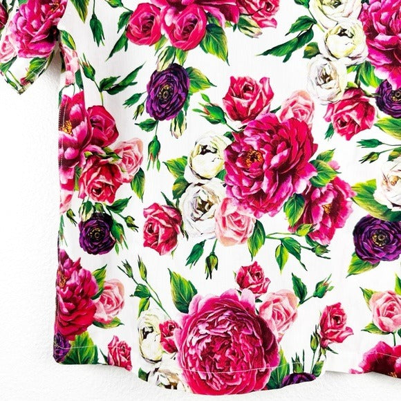 Dolce & Gabbana Girl’s Colorful Floral Short PJ Set - 11/12