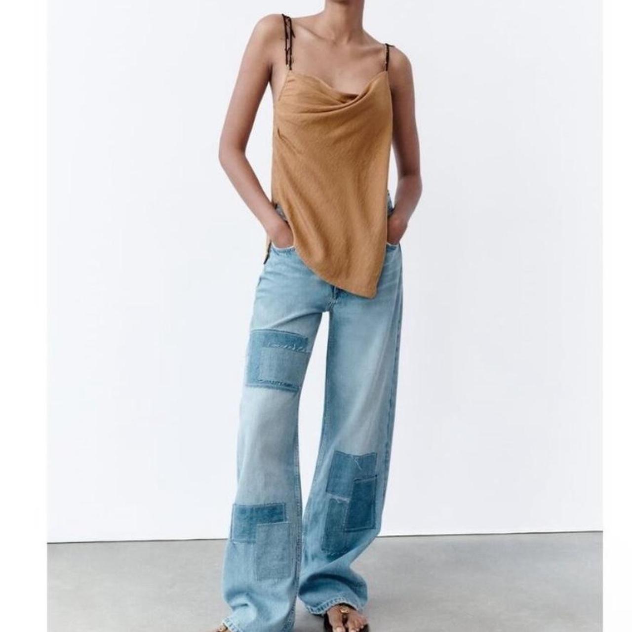 Zara Asymmetric Beaded Tank