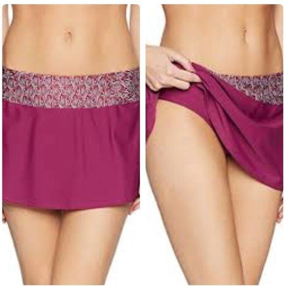 Prana Swim Skirt in Pomegranate Seashells Size XS