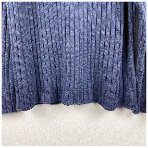 Bugle Boy Vintage Y2K Blue Mock Neck Sweater Size XL