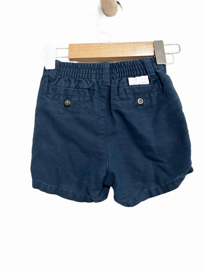 Janie & Jack Navy Shorts - 6-12m