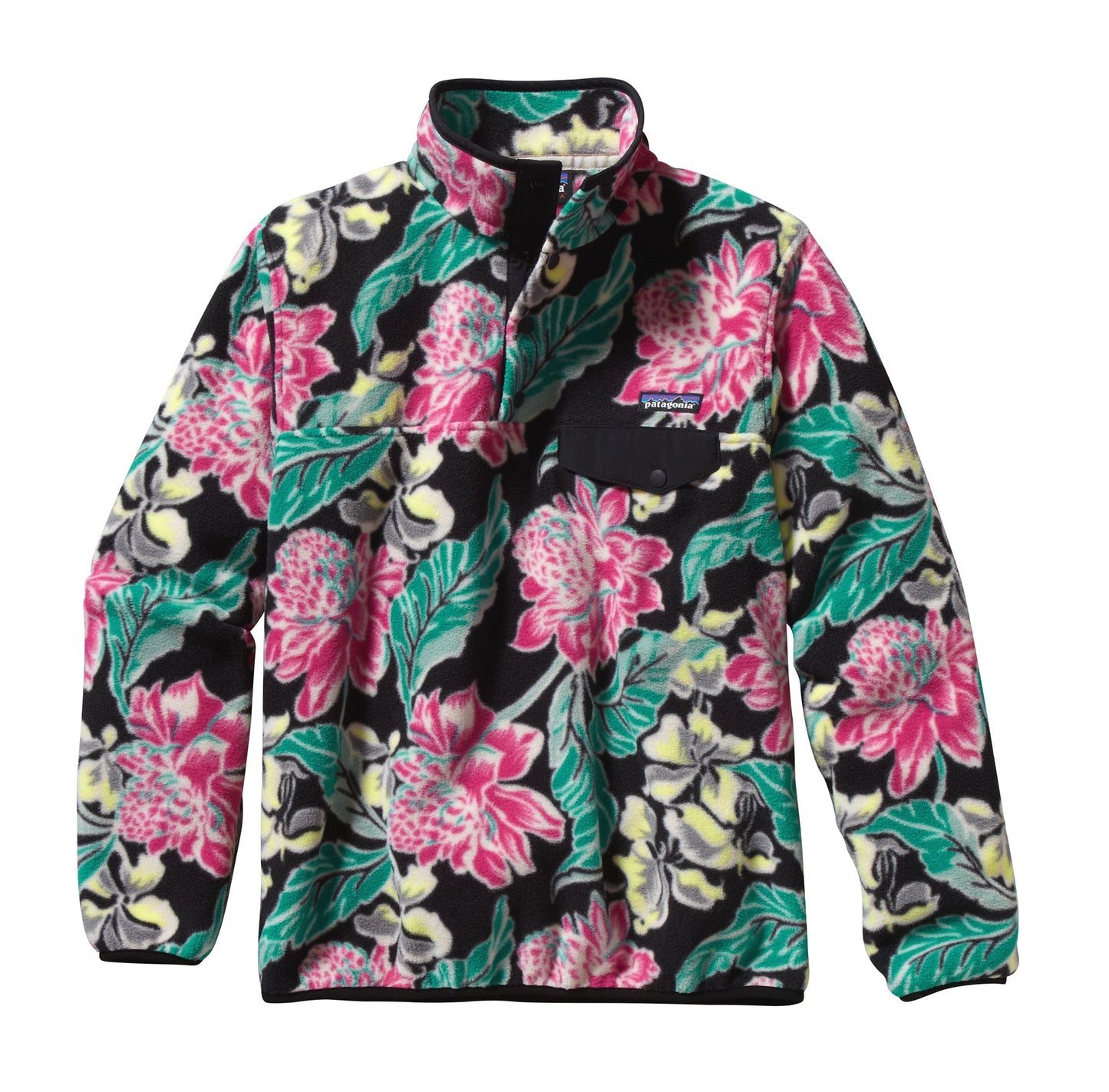 Patagonia Floral Button Fleece - XS