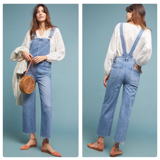 Paige Nellie Overall With Raw Hem - 27