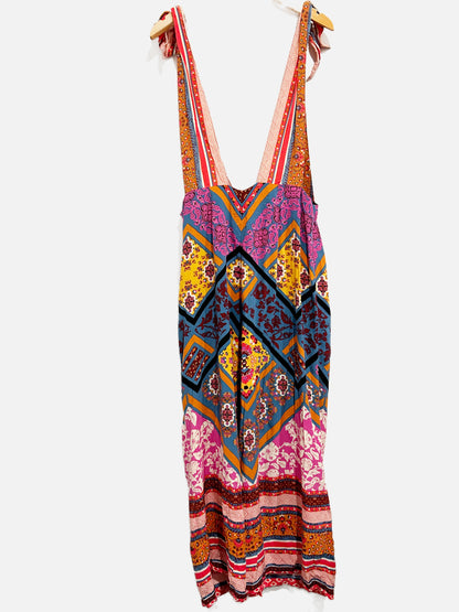 Free People Maritzah Colorful Printed Jumpsuit -4