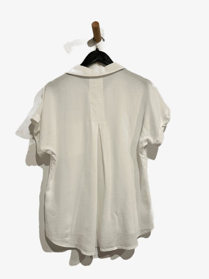 Cloth & Stone Breezy Buttondown Blouse in White - Small