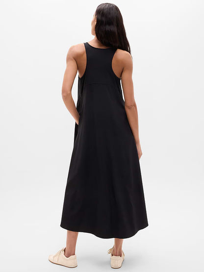 Athleta Presidio Maxi Dress in Black - XL