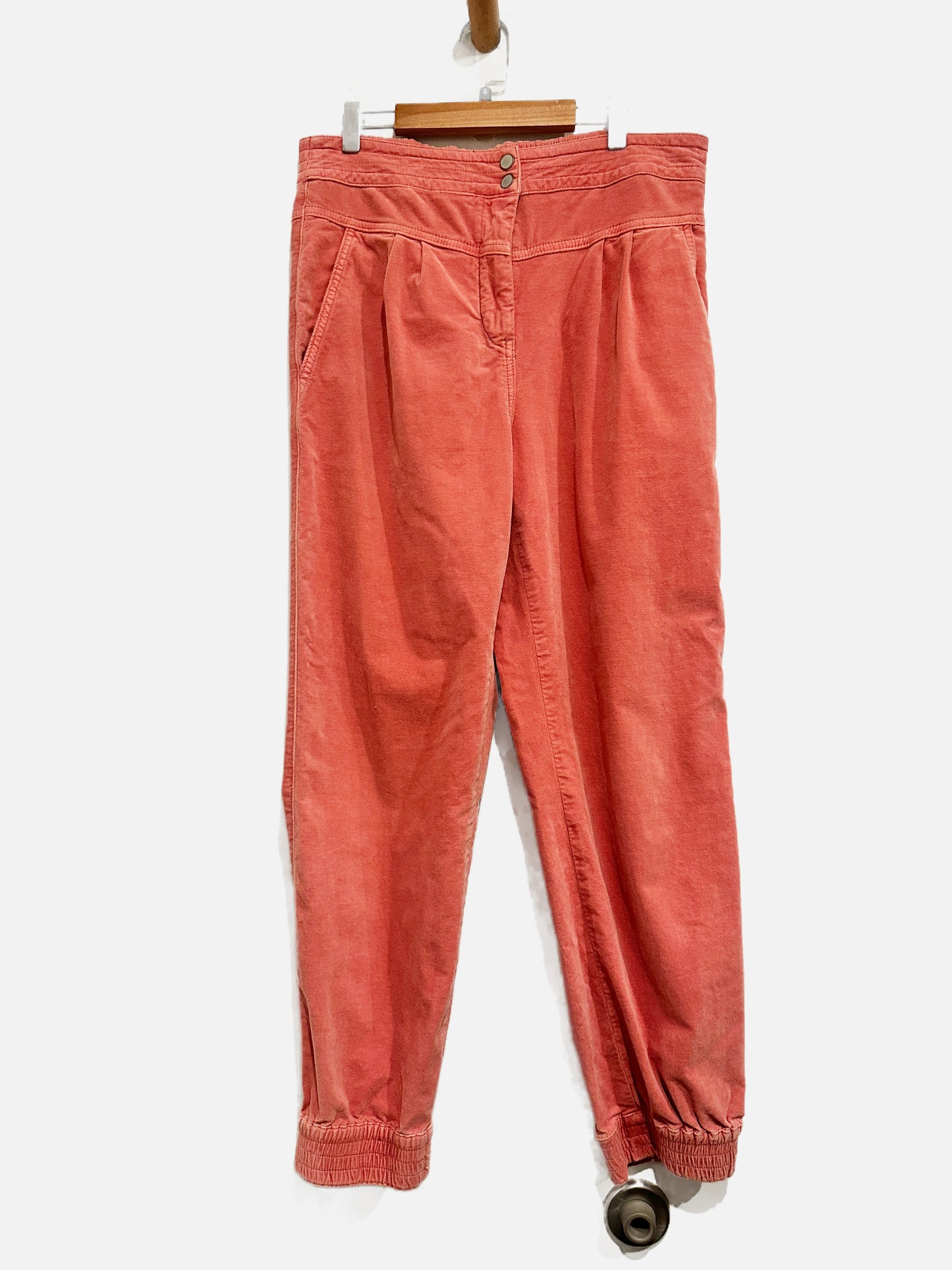 Anthropologie Kalea Corduroy High Rise Jogger Pants - Small