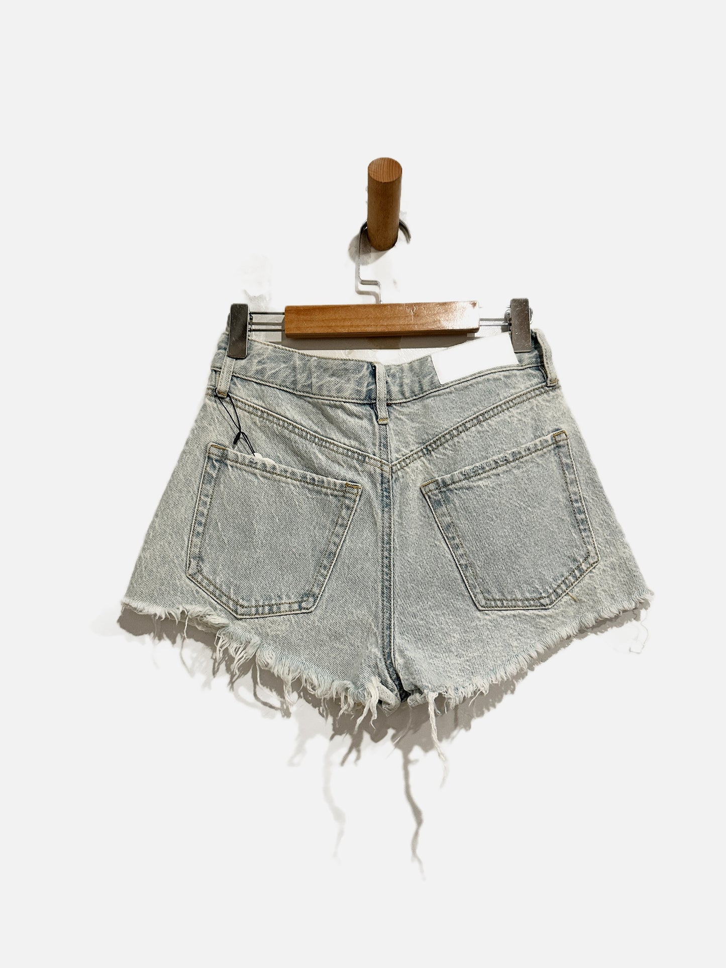 Pacsun Light Wash Distressed High Rise Festival Shorts - 23