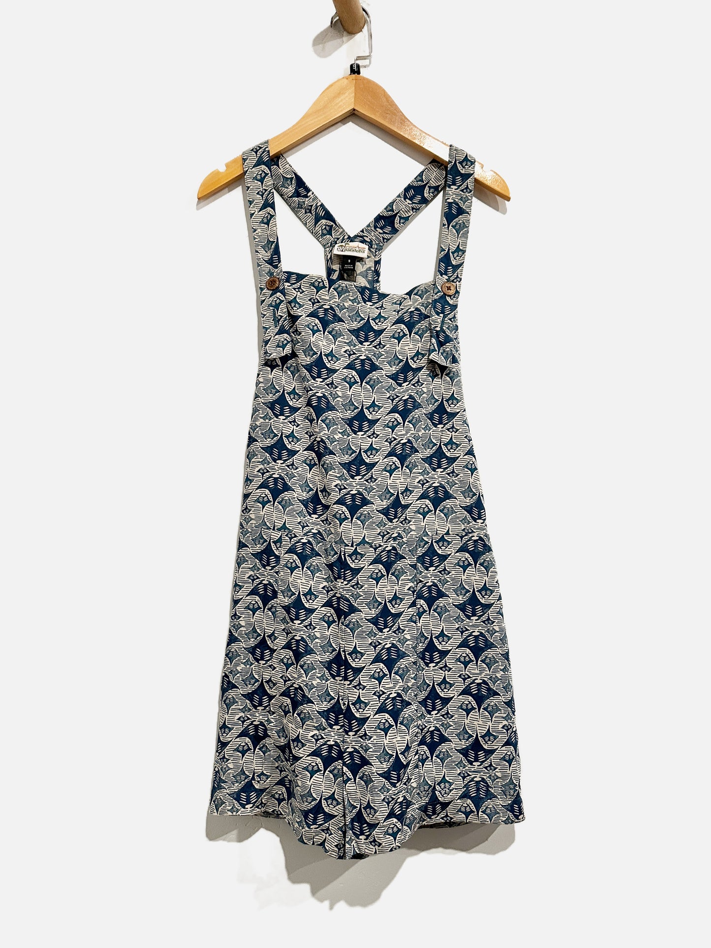 Pataloha Blue Printed Shortalls - Small