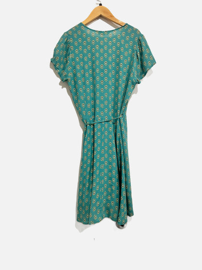 Rolla’s Cleo Emmylou Wrap Dress in Teal - Small