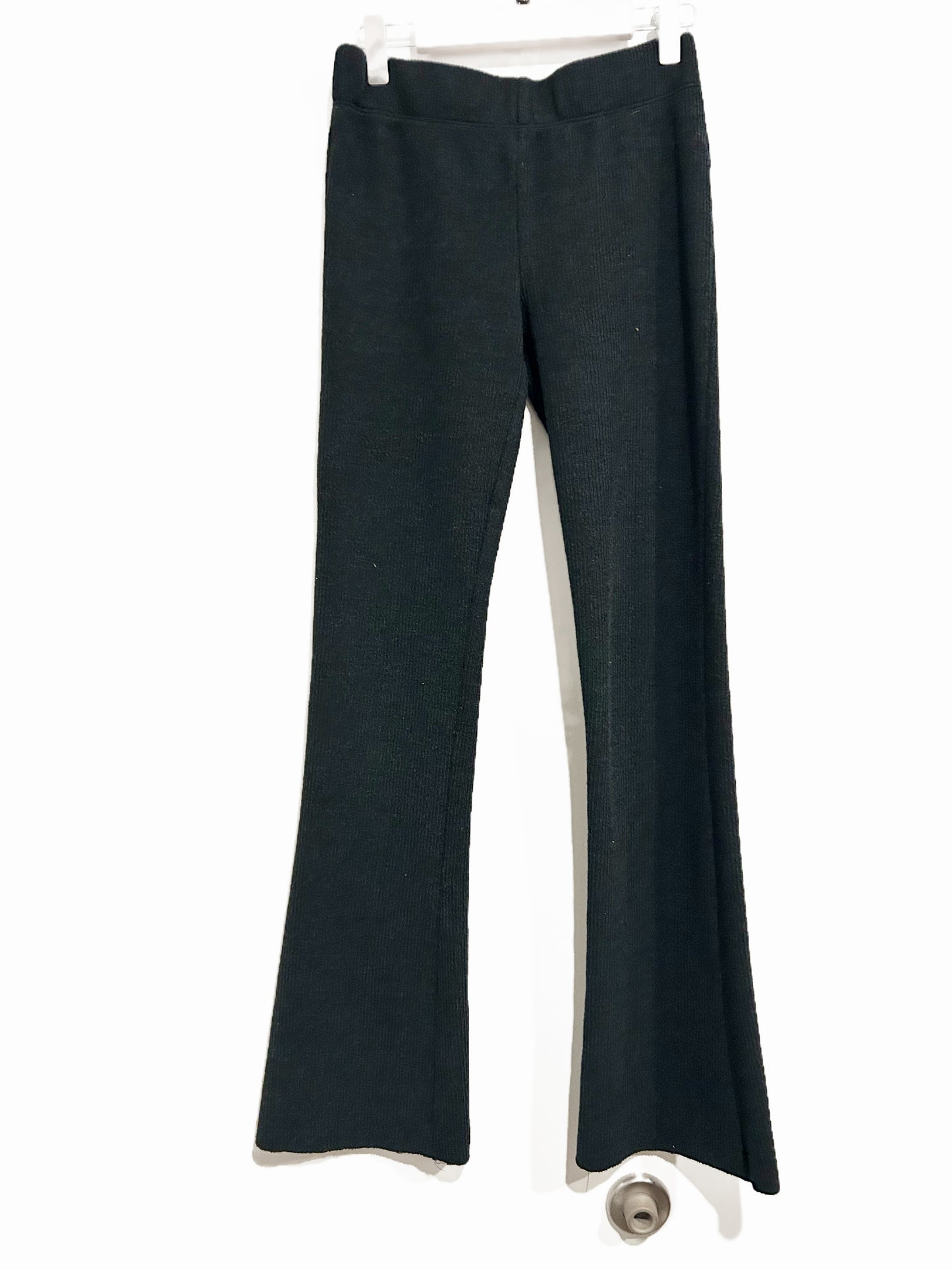 Urban Outfitters Black Cozy Ribbed Flare Pants - XS