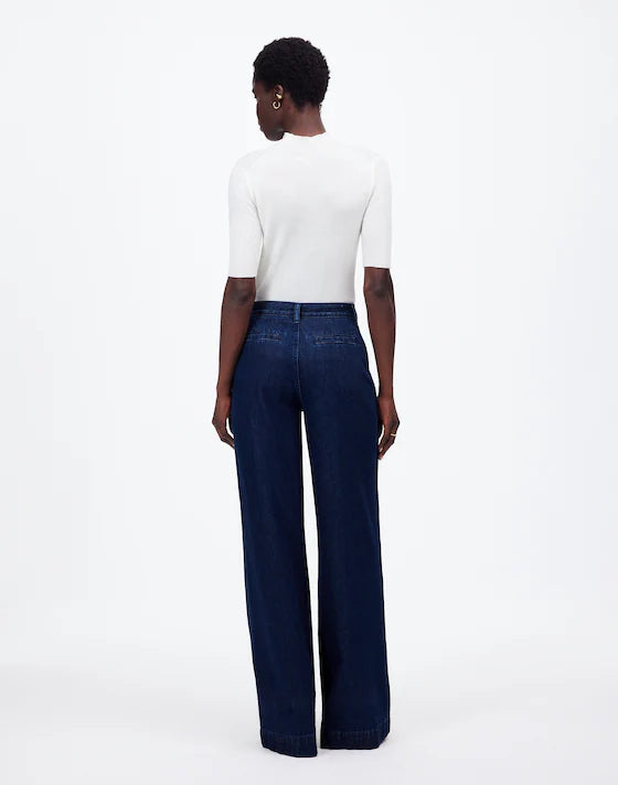 Madewell Superwide-Leg Trouser Jeans in Landrum Wash - 28