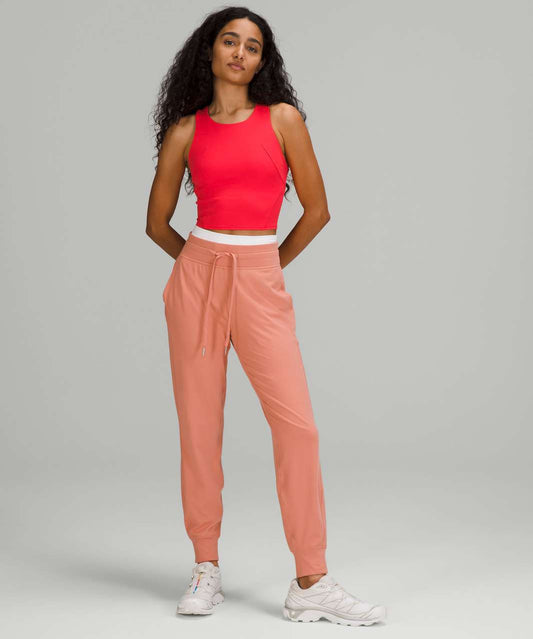 Lululemon Ready to Rulu High Rise Joggers in Pink Savannah- 4