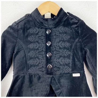 Jottum Black Velvet Victorian Jacket Size 4Y