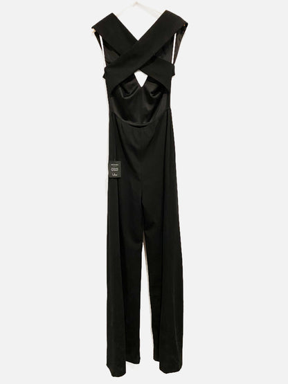 Lulus NWT Black V Neck Jumpsuit - Small