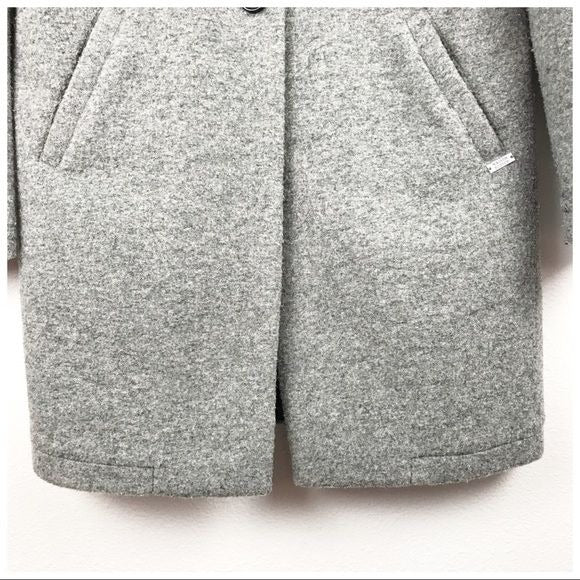 Scotch & Soda Tailored Coat in Heather Gray Size 3/Large