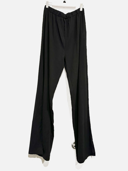 Nasty Gal Black Crinkle Tie Bandeau and Pants Cover Up - 8
