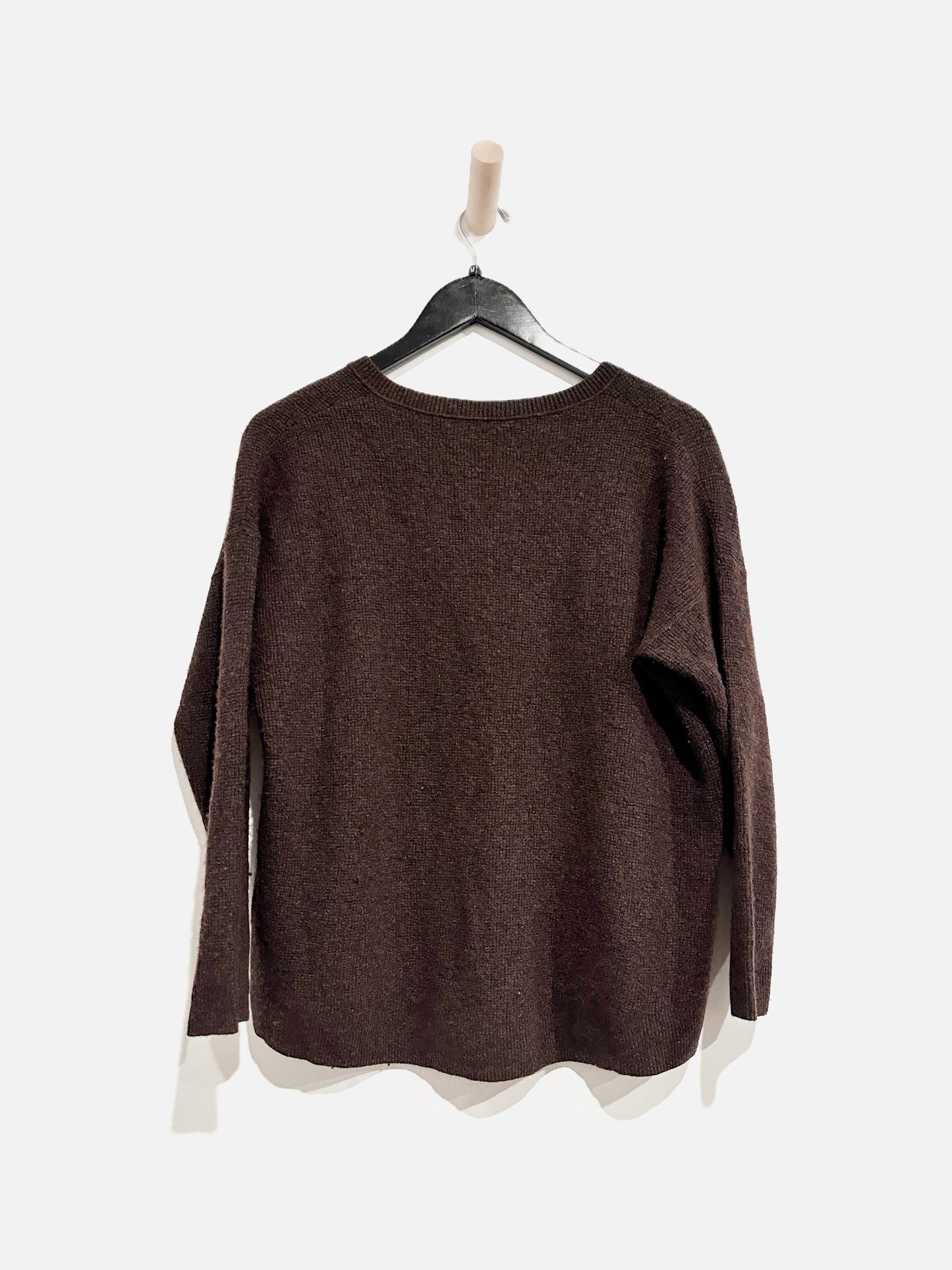 Madewell Brown Button Down Sweater - Large