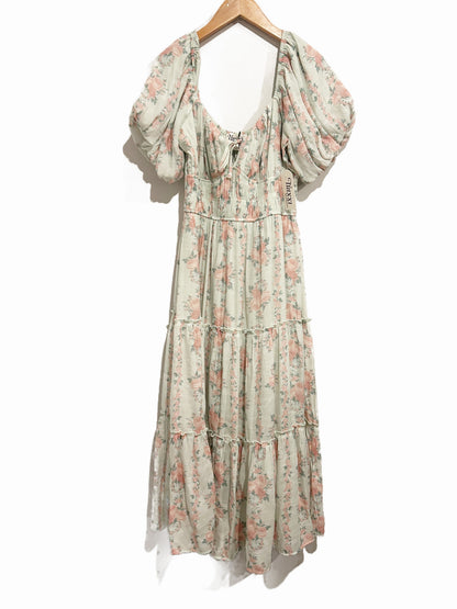 Trixxi Green Floral Maxi Dress - Small
