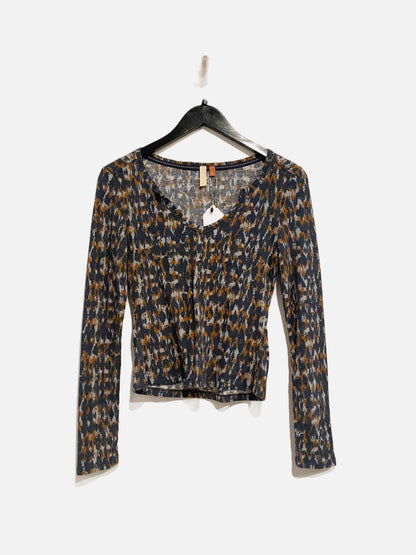 Anthropologie Pilcro Notch LS - Small