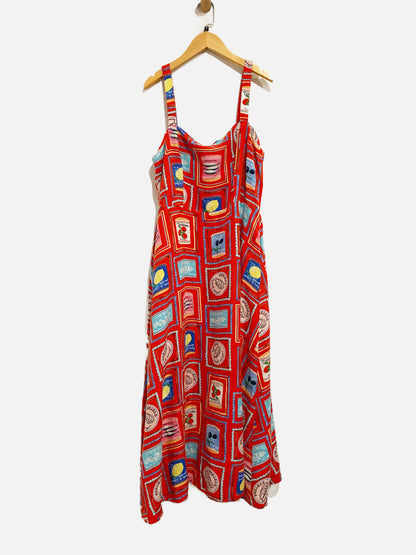 Loft Floral Strapless Midi Dress - 10