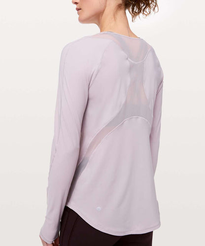 Lululemon Sculpt Long Sleeve in Powdered Mauve - 12