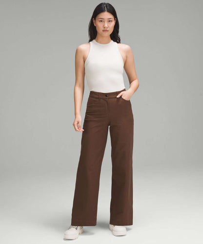 Lululemon City Sleek Brown Wide Leg Pants - 26
