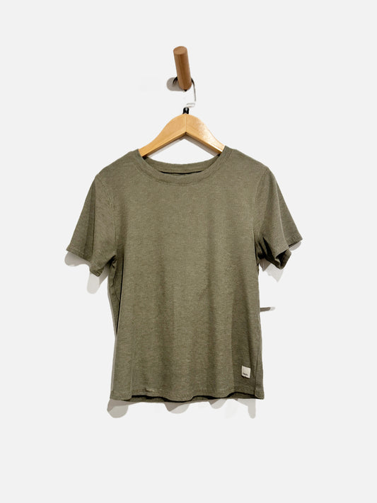 Vuori Green Ribbed SS Shirt