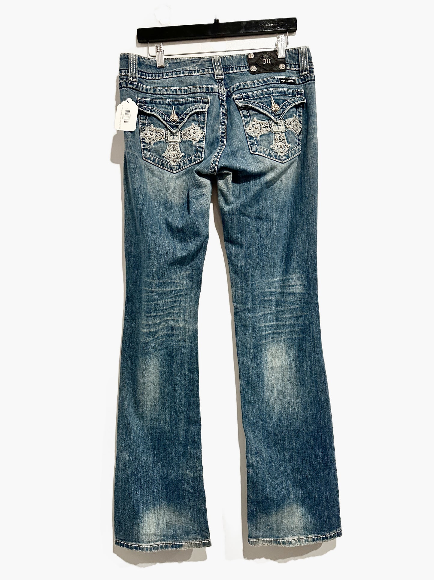 Miss Me Cross Pocket Bootcut Jeans - 31