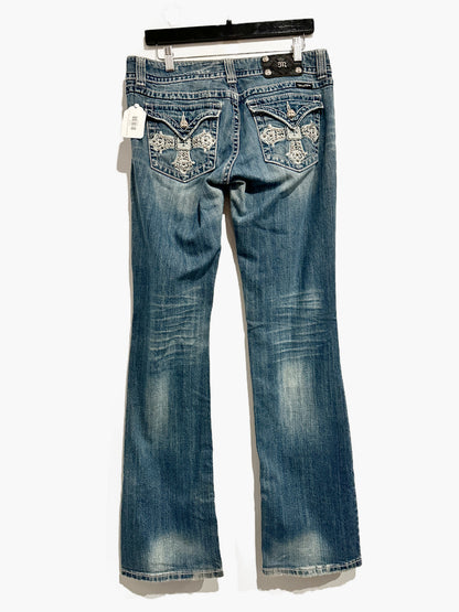 Miss Me Cross Pocket Bootcut Jeans - 31