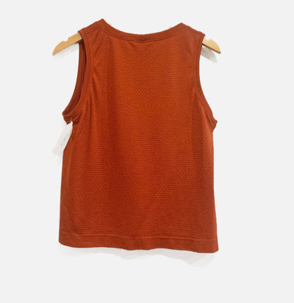 Lululemon Breeze By Muscle Crop Tank in Cayenne - Small