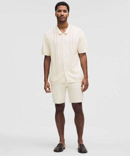 Lululemon Men’s ABC Classic-Fit Short 9" in Light Ivory - 32
